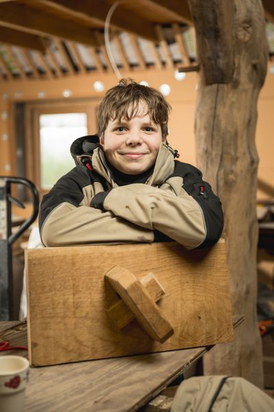 Ben – de jongste telg en fan van gereedschap